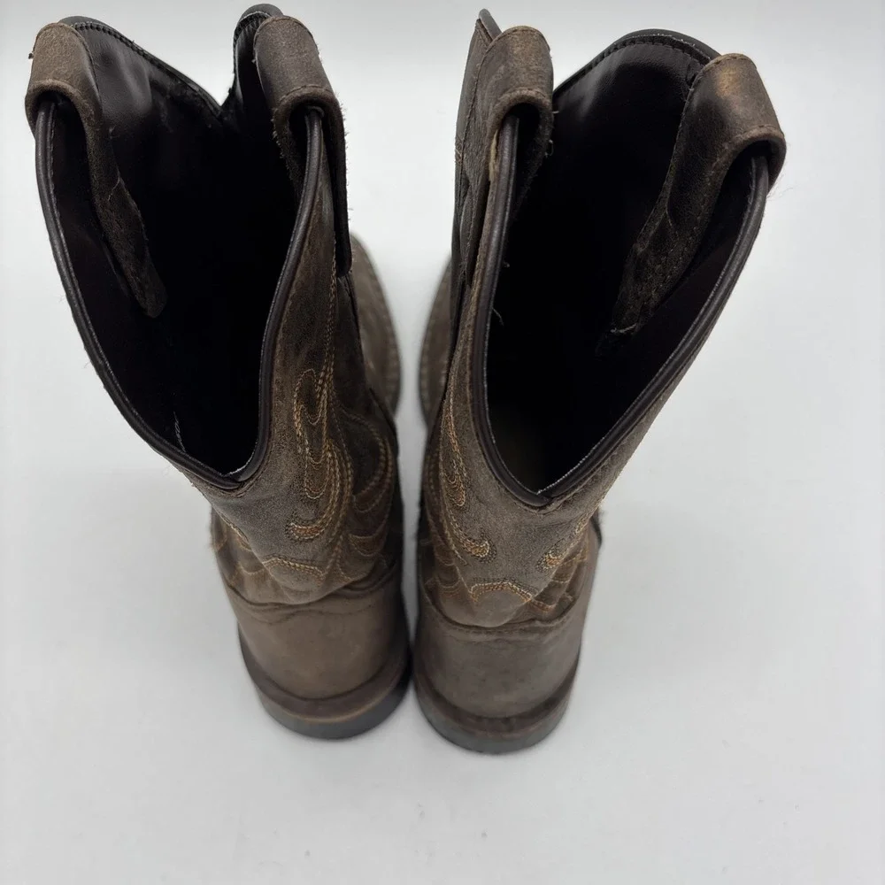 Smoky Mountain Youth Leather Cowboy Boots SZ 1.5